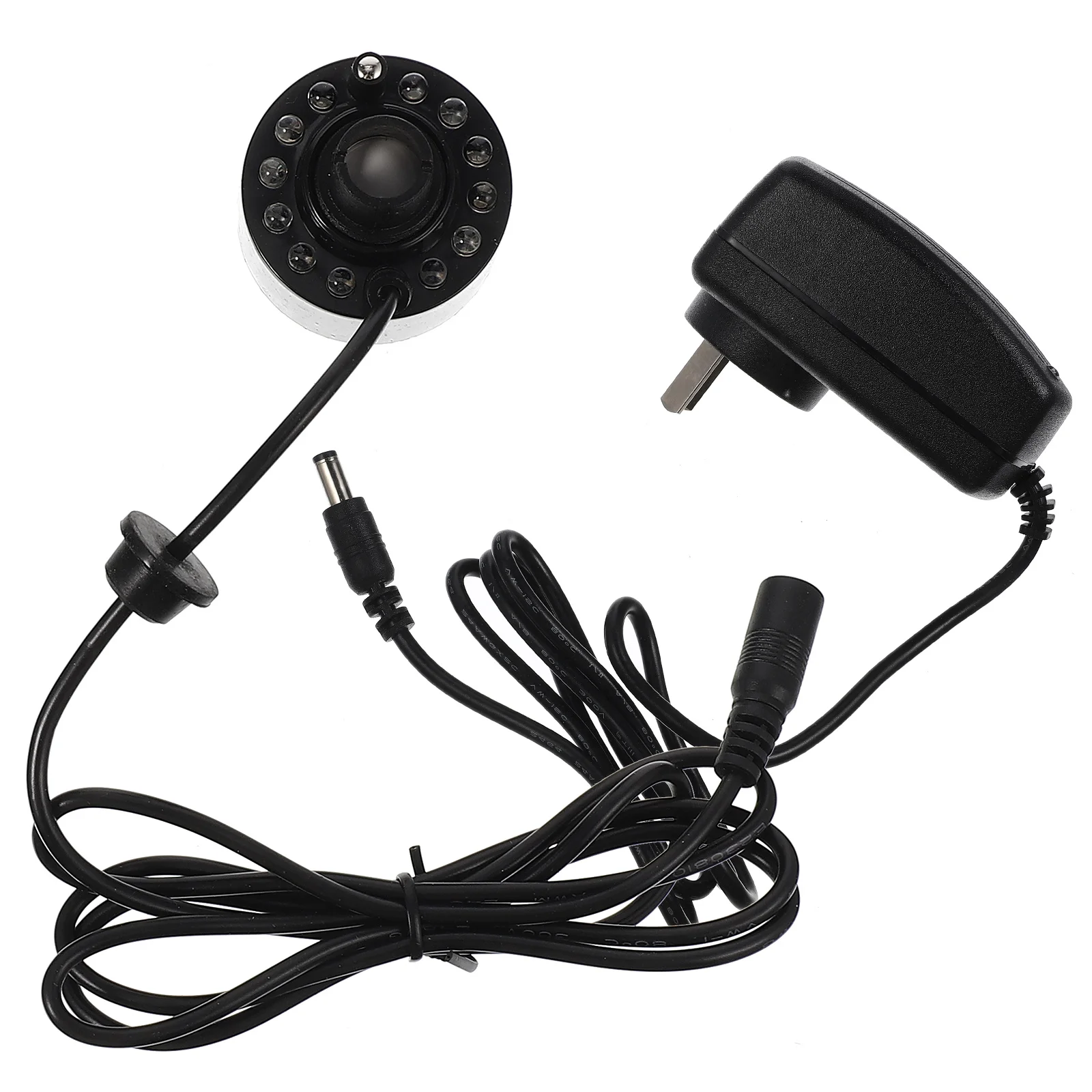 12 LED ضباب صانع الجنينة نافورة صغيرة الضباب البخاخ حوض السمك خزان الأسماك الهواء المرطب ضوء المصباح ضباب صانع الأسماك #3