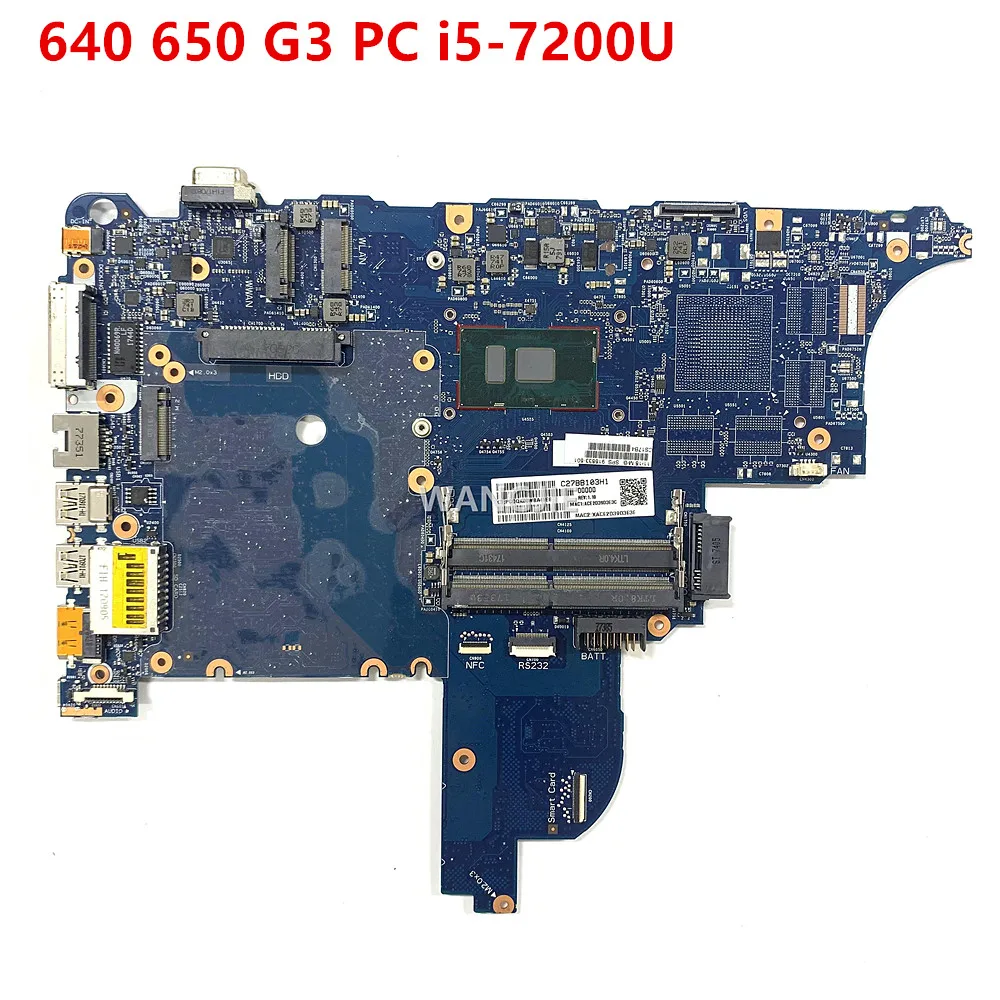 

Laptop Motherboard For HP ProBook 640 650 G3 916833-601 916833-001 6050A2860101 i5-7200U 100% Fully Tested