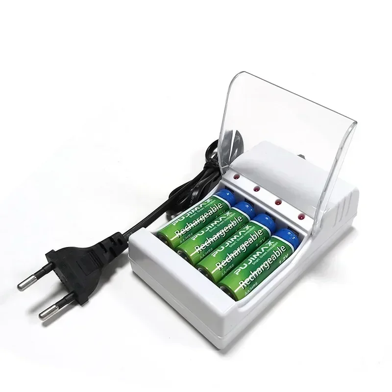 4 Slots EU US Plug Charger Universal Battery Charger Batteries Charger for AA / AAA Ni-MH / Ni-Cd Batteries Rechargeable Battery