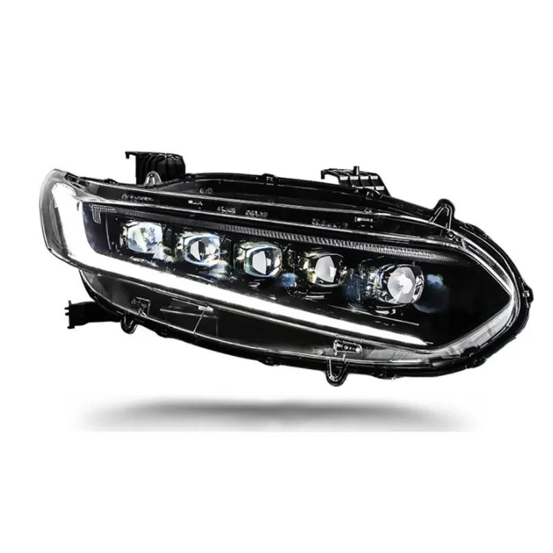 Car Front Headlight For Honda Accord G10 LED Headlight 2018-2020 Headlights Accord DRL Turn Signal High Beam Angel Eye Projector