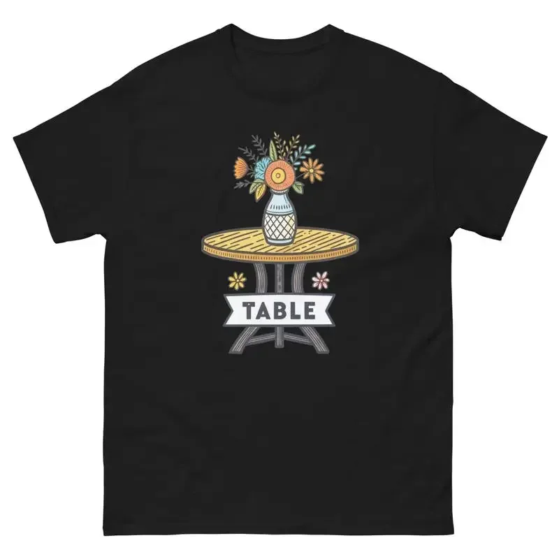 Table Popular Illustration Object T Shirt