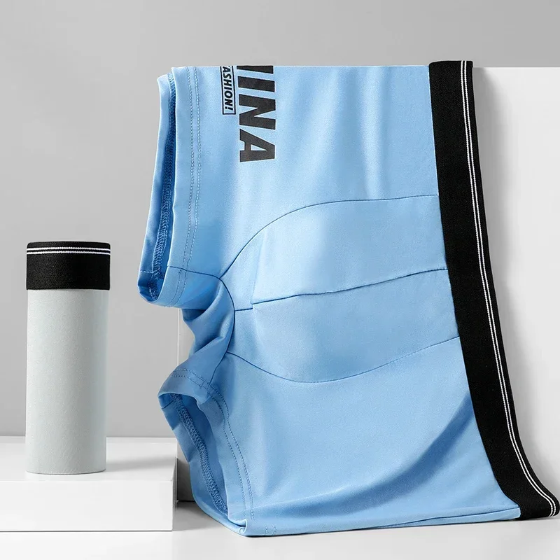 

3 шт. Мужские летние тонкие брюки прямого кроя из ледяного шелка, модные и дышащие, с двухслойной стелькой.