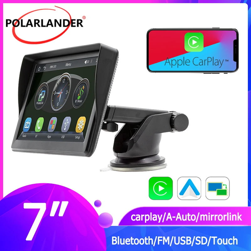 ワイヤレス-有線carplay-android-auto対応-車載mp5プレーヤー-7インチhdサンシェード-bluetooth-50-デュアルバンドwifi-tf-usb対応