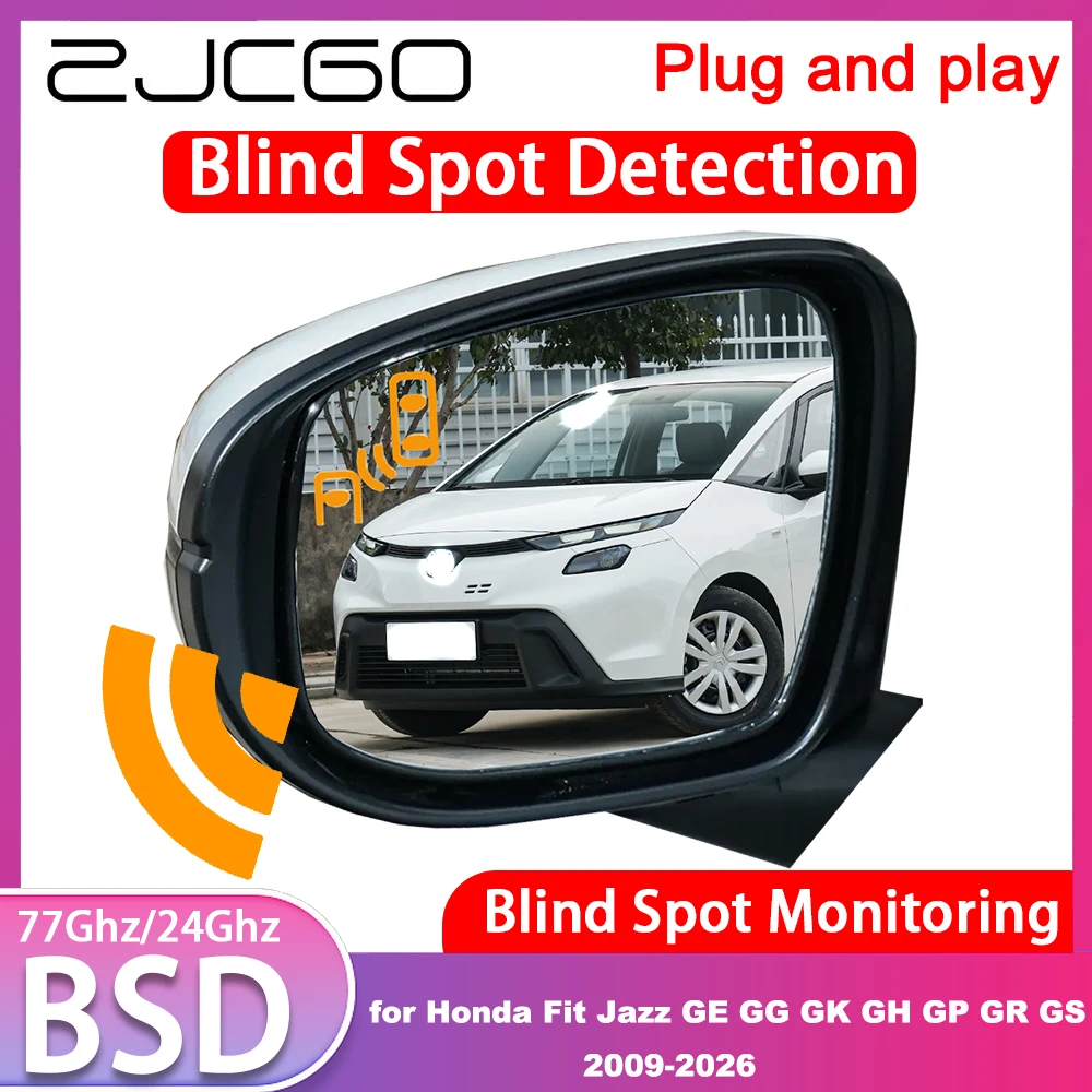 for Honda Fit Jazz GE GG GK GH GP GR GS 2009-2026 Active Blind Spot Assist Detection Monitoring Information System 77GHz Radar