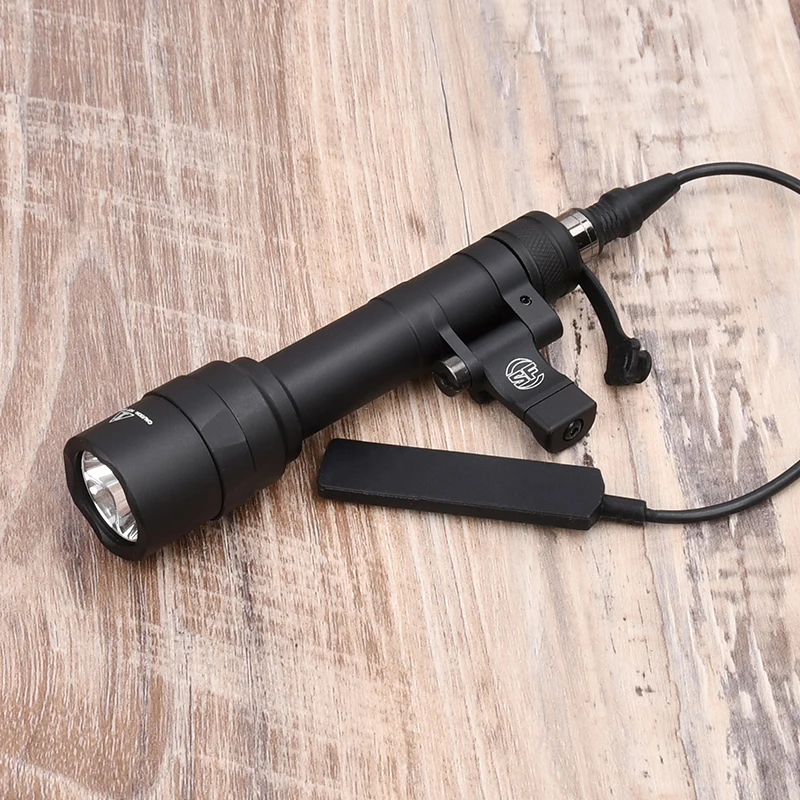Tactical M640U Surefir M600 Scout Flashlight Airsoft Weapon White Led Light 180° adjustable Mount  Fit M-Lok Keymod 20mm Rail