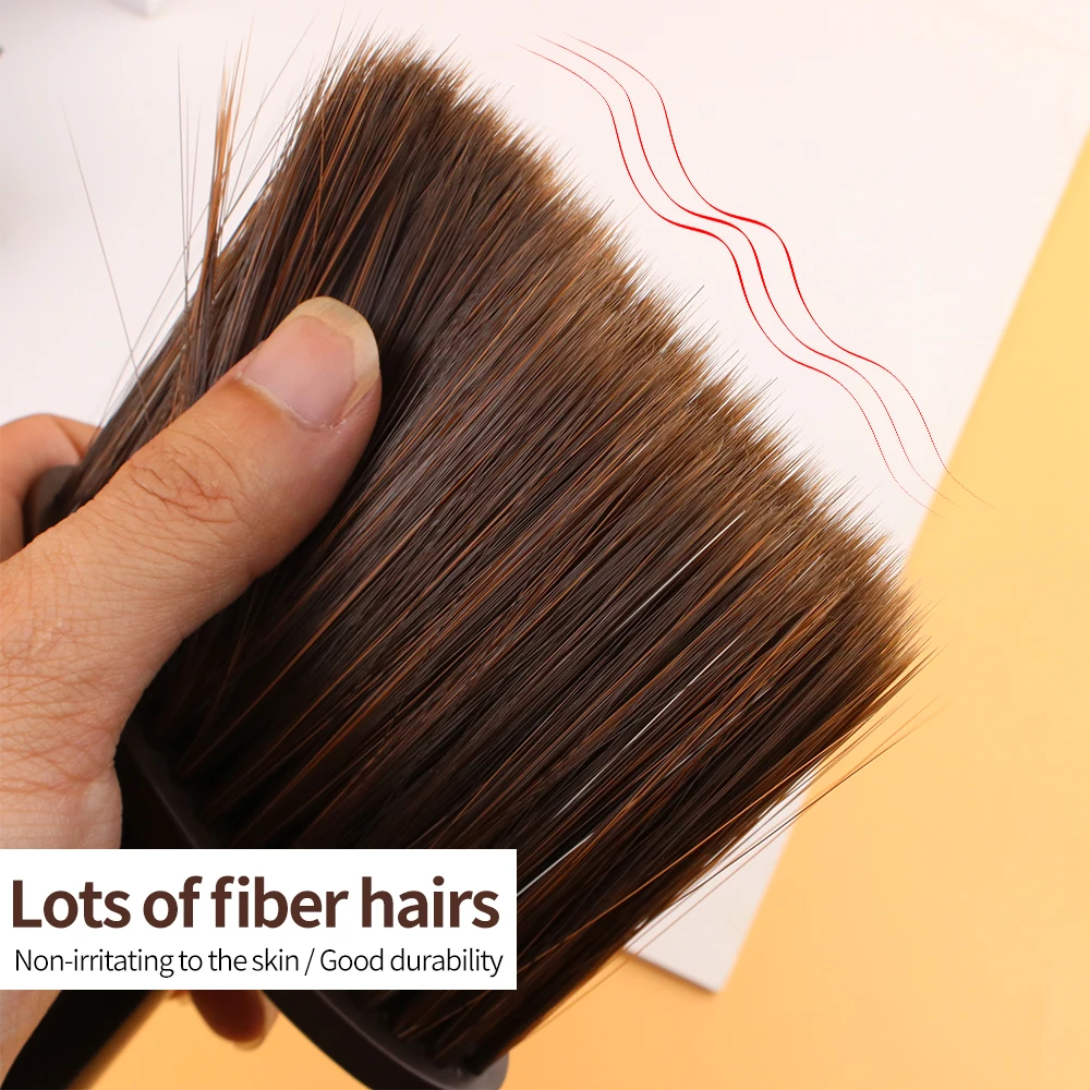 فرشاة تناثر الشعر للجنسين من Gute: صوف PP+نايلون، خياران للألوان، للاستخدام المنزلي في الصالونات/الشعر الناعم