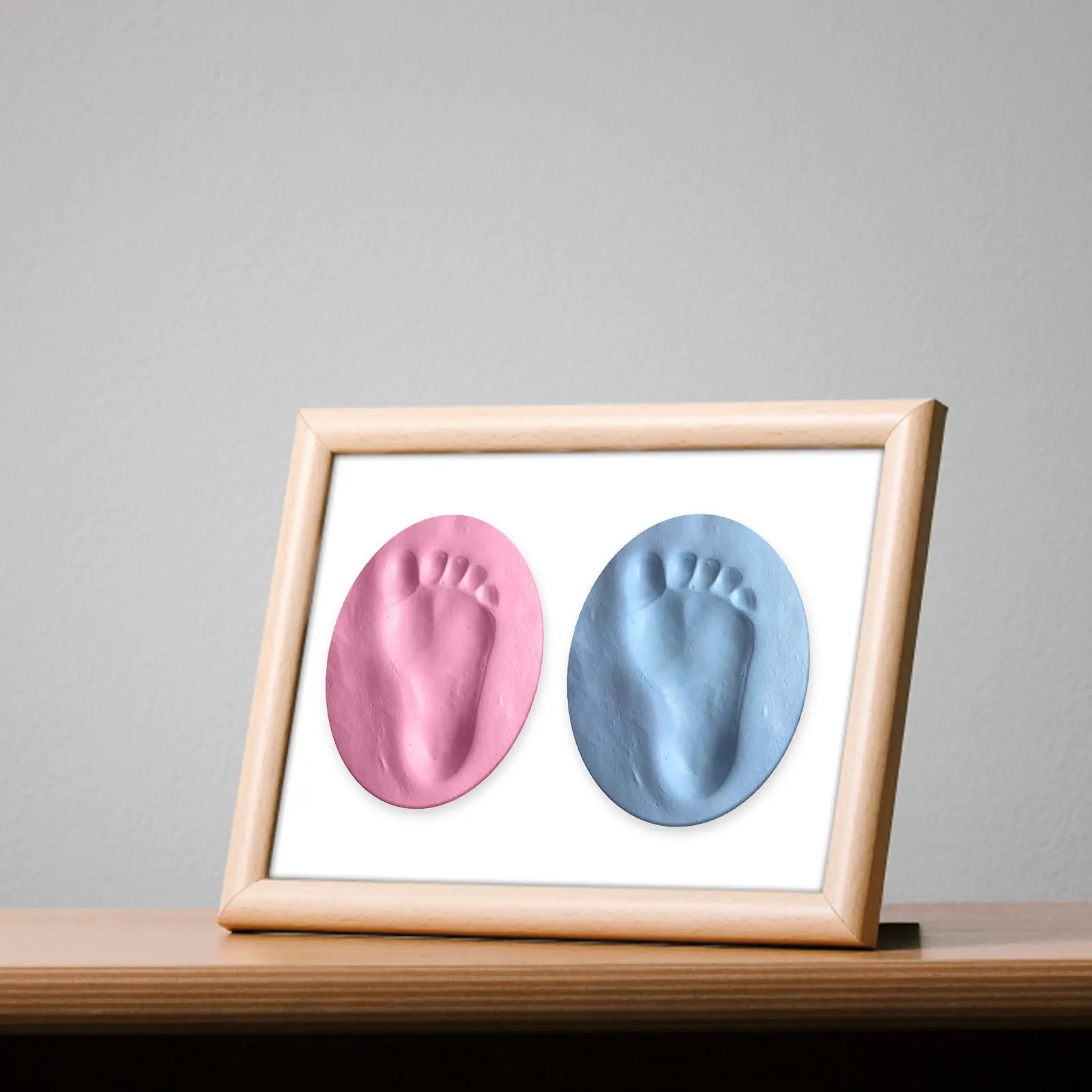 

4 Pcs Hand Foot Prints Baby Keepsake Kit for Moulding Mold Footprint Decoration Kits Mud Casting Ornament Handprint Souvenir