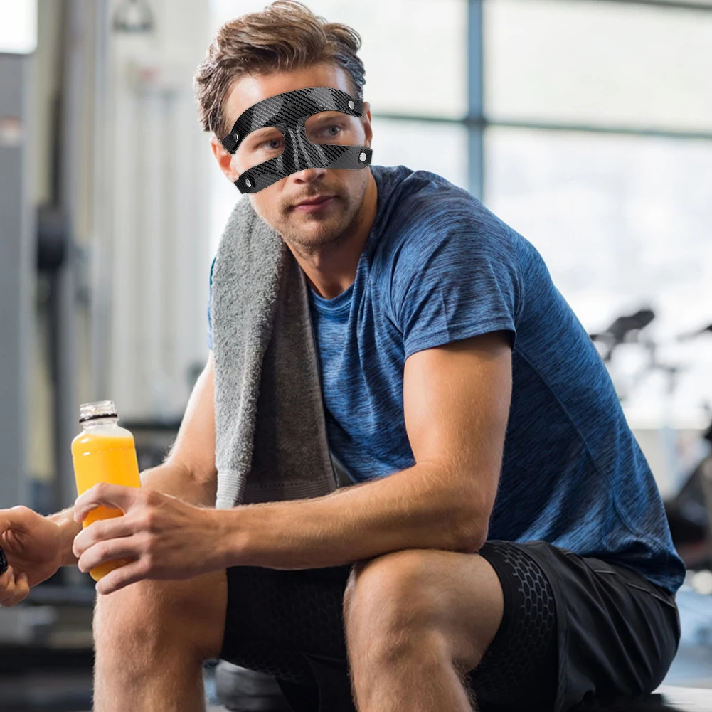 Halb gesicht sportliche Gesichts bedeckung bruchs icherer Gesichts schutz Basketball-Nasen schutz für Softball-Fußball-Wrestling