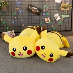 40/80cm Pokemon Plush Toys Pikachu Cute Anime Plush Animal Pillow Pikachu Crouching Soft Stuffed Doll Bags Toy for Girl Children