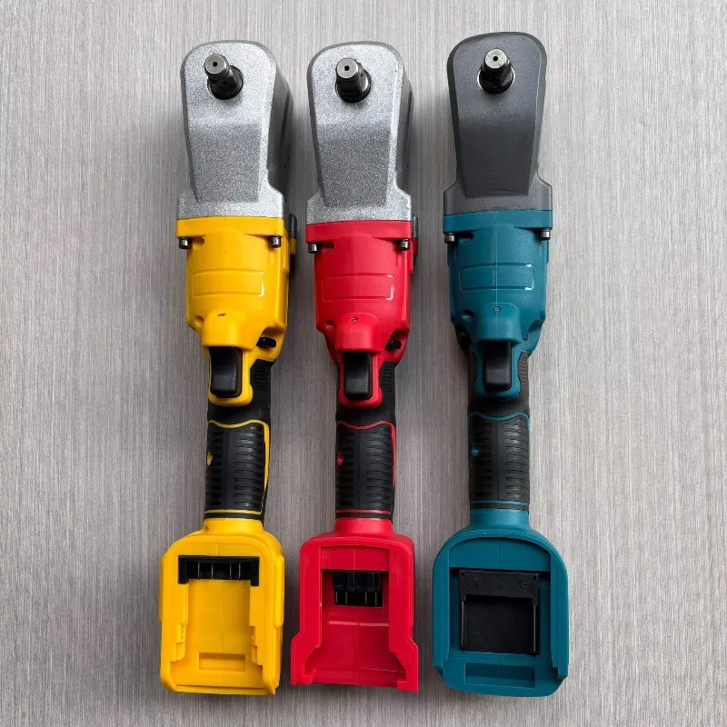 1/2 "المحمول اللاسلكي مفتاح ربط بسقاطة كهربائي فرش الزاوية اليمنى بطارية الطاقة والعتاد وجع عزم دوران عالي مقبض بسقاطة