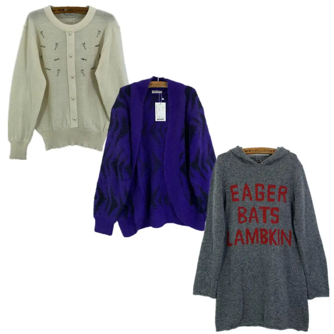 

Вязаный свитер из меха кролика в стиле ретро в японском стиле, длинный свек, простой топ для ленивых девушек, весенний топ для поездок на работу