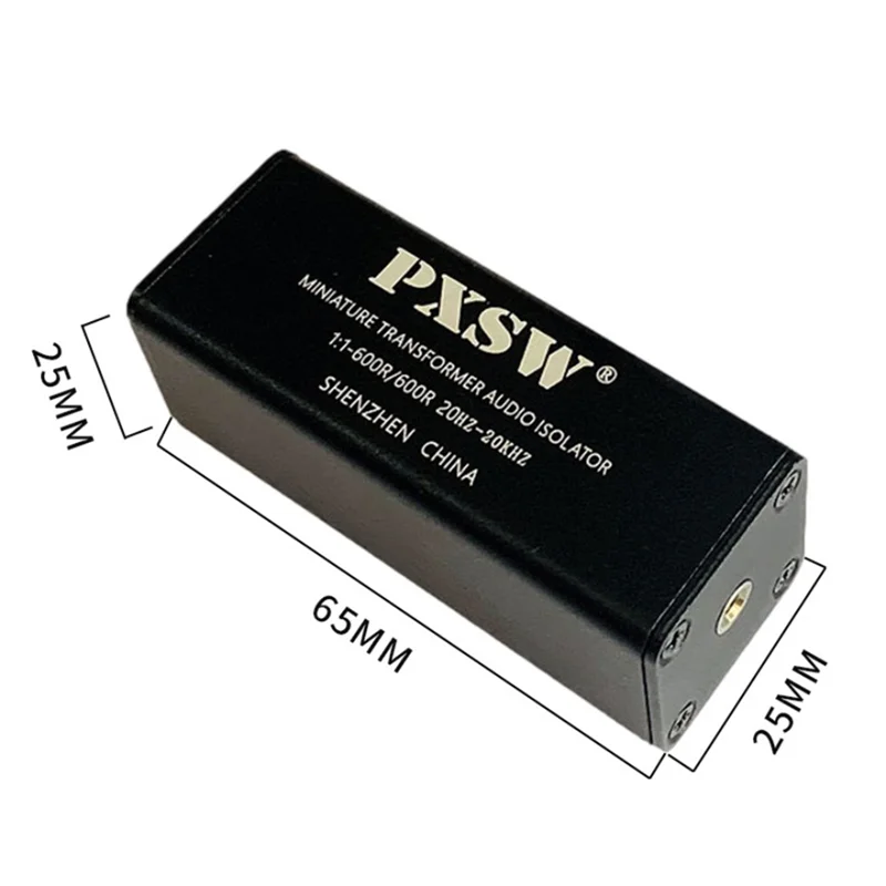 PXSW 3.5mm Aux Audio Noise Filter Audio Isolator Current Sound Noise Isolator to Eliminate Audio Noise Common Ground Isolator