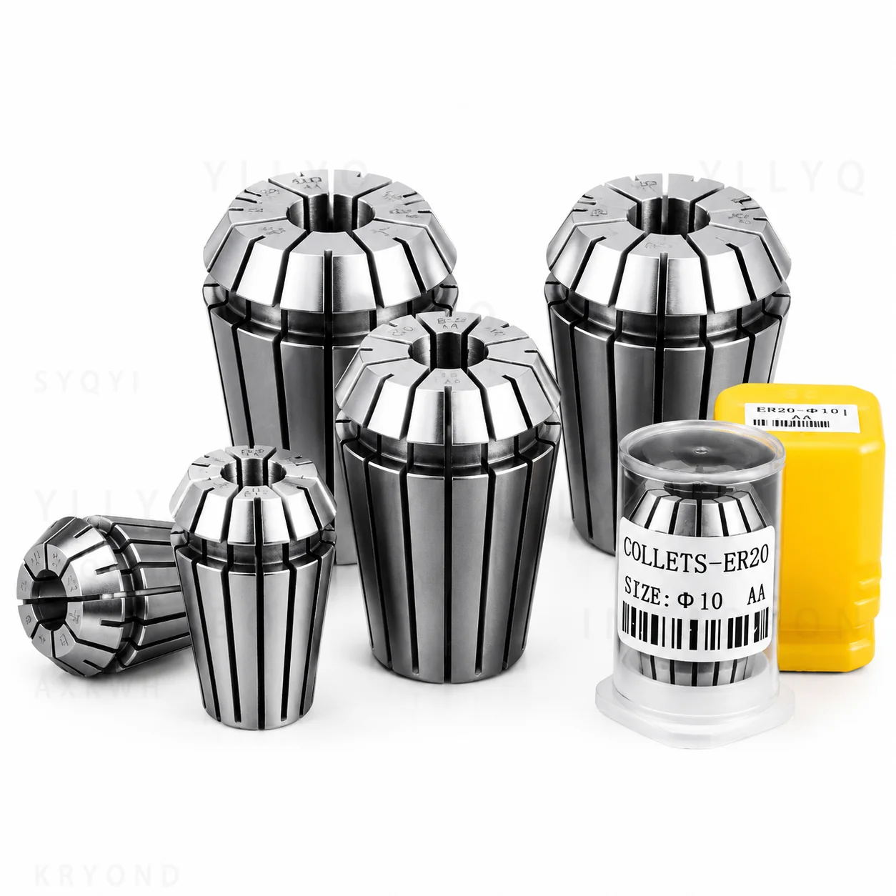 ER8 Spring Collet Set 1-5mm 3.175mm CNC Engraving Machine Milling Lathe Tool Holder Clamp High Precision 1PCS
