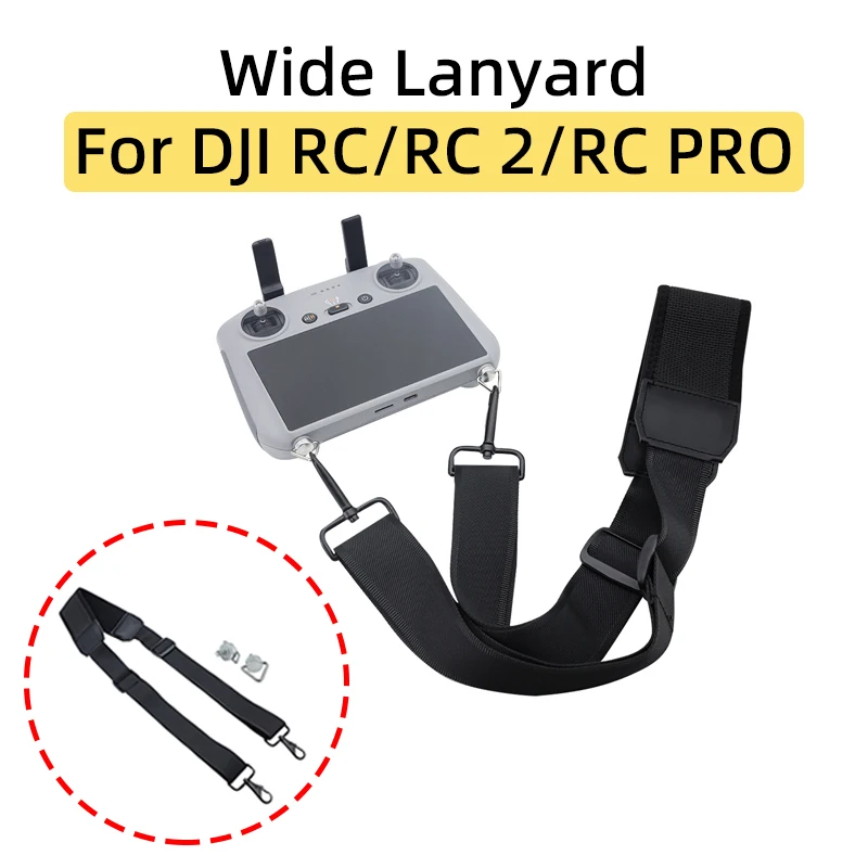 

For DJI AIR 3/2S/Mavic 3/3Classic/3Pro/Mini 3/4 Pro Drone RC/RC 2/RC PRO Screen Remote Controller Lanyard Neck Strap Accessories