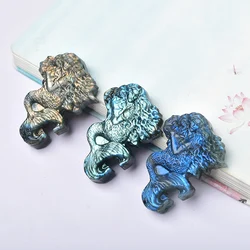 Labradorite Mermaid Crystals Home and Decoration Crystal Gift Aquarium Decor Natural Mineral Stones Room Stone Crafts Garden