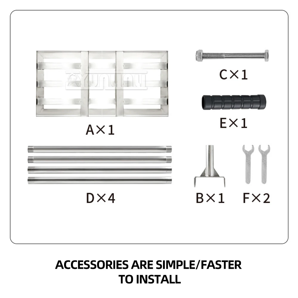 กอล์ฟสนามหญ้า Leveling Rake สแตนเลสสตีลดิน Leveler Heavy Duty ภูมิทัศน์ทราย Crusher กันสนิมสวมใส่