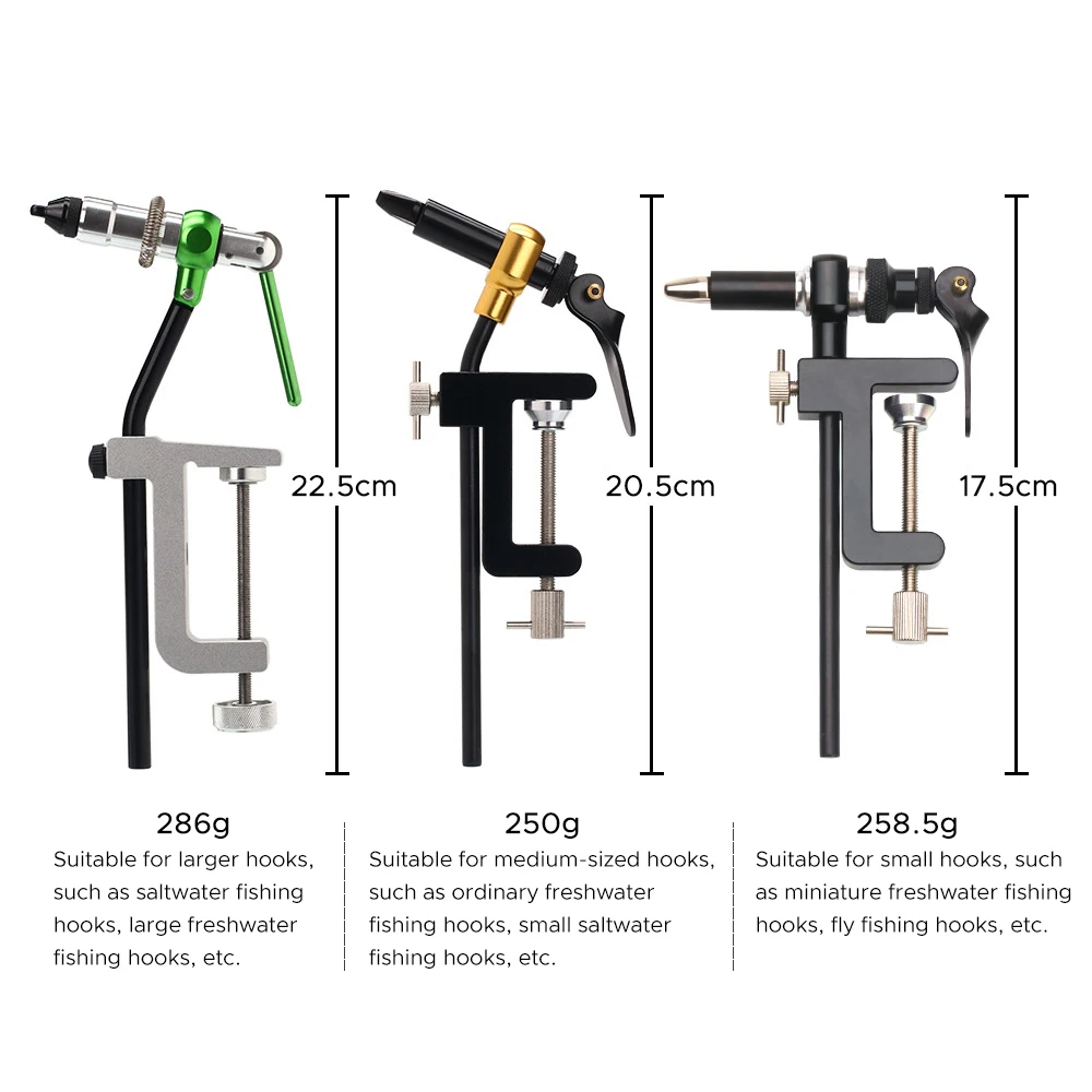 طقم أدوات ربط الذباب مع أداة التحكم بالخيوط ، سوط الإبرة ، مقص التشطيبات لمحترفي الصيد الجوي
