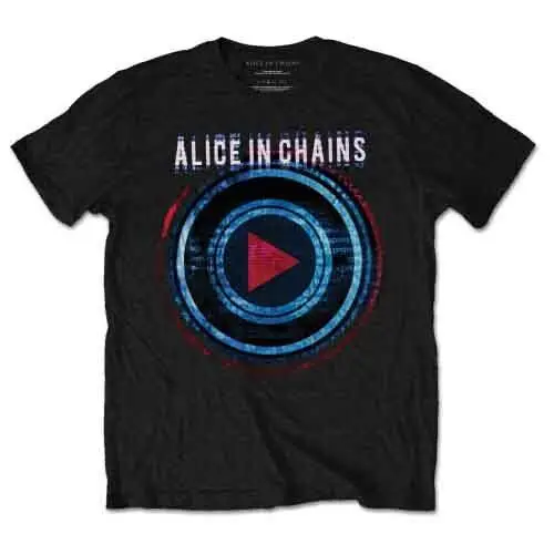 

Alice In Chains 'Played' Black T shirt - NEW