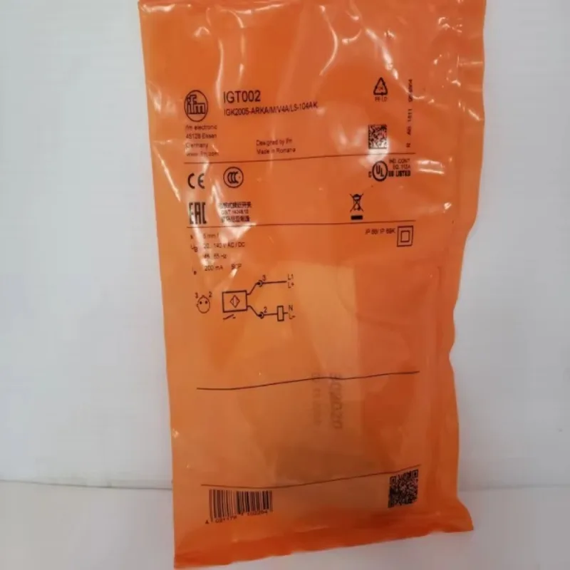 

Электронный датчик приближения Igk2005arkamv4als104ak, специализированный контроллер Igt002 Nib, оригинальная упаковка