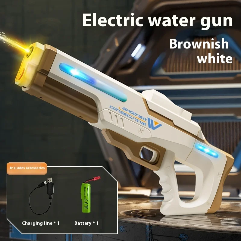 Electric Water Guns For Adults Powerful Squirt Automatic Water Suction Water Blasters Summer Outdoor Beach Toy For Kid Gift