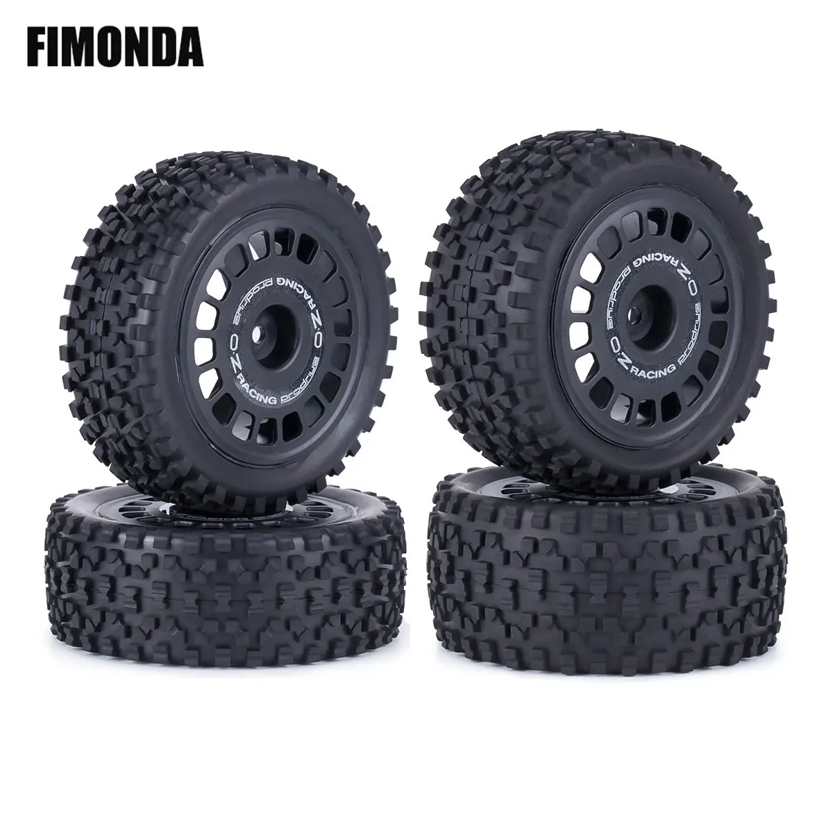 4pcs 88mm Glued Road Wheel for 1/10 Buggy Tires HSP HPI Wltoy Tamiya TT-02B DT-02 RC Car Rally Racing Rims Mounting Glue Bands