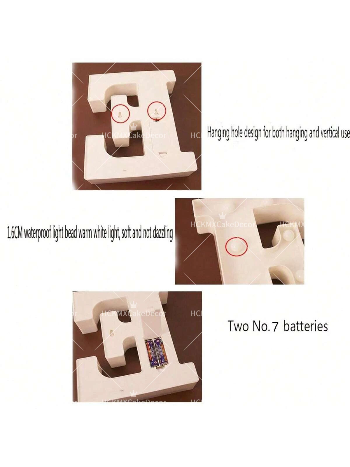 LED-Zahlenleuchten 0-9, Leuchtschilder, batteriebetrieben, für Geburtstagsfeiern, Hochzeiten, Heimdekoration, Bar-Dekoration – Detail 5