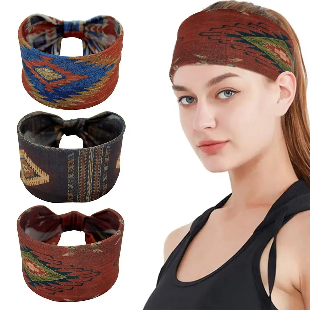 Hair Accessories Wide Headband Fashion Extra Large Boho Head Wraps Workout Headband Women