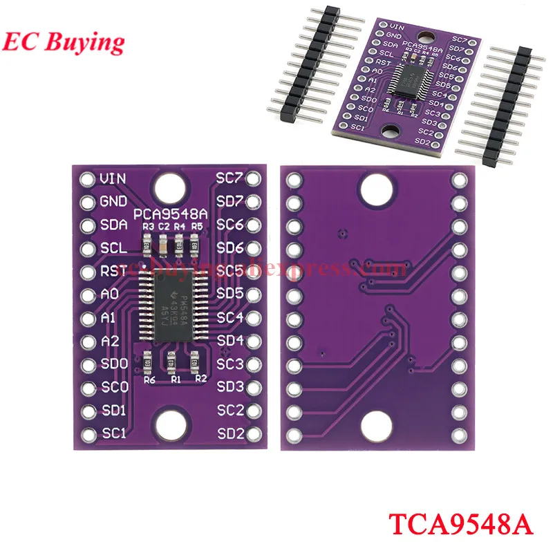 10 ชิ้น/1 ชิ้น TCA9548A PCA9548A 1-to-8 8-way I2C IIC Multiplexer Breakout 8 ช่องบอร์ดขยายโมดูลการพัฒนาสําหรับ Arduino