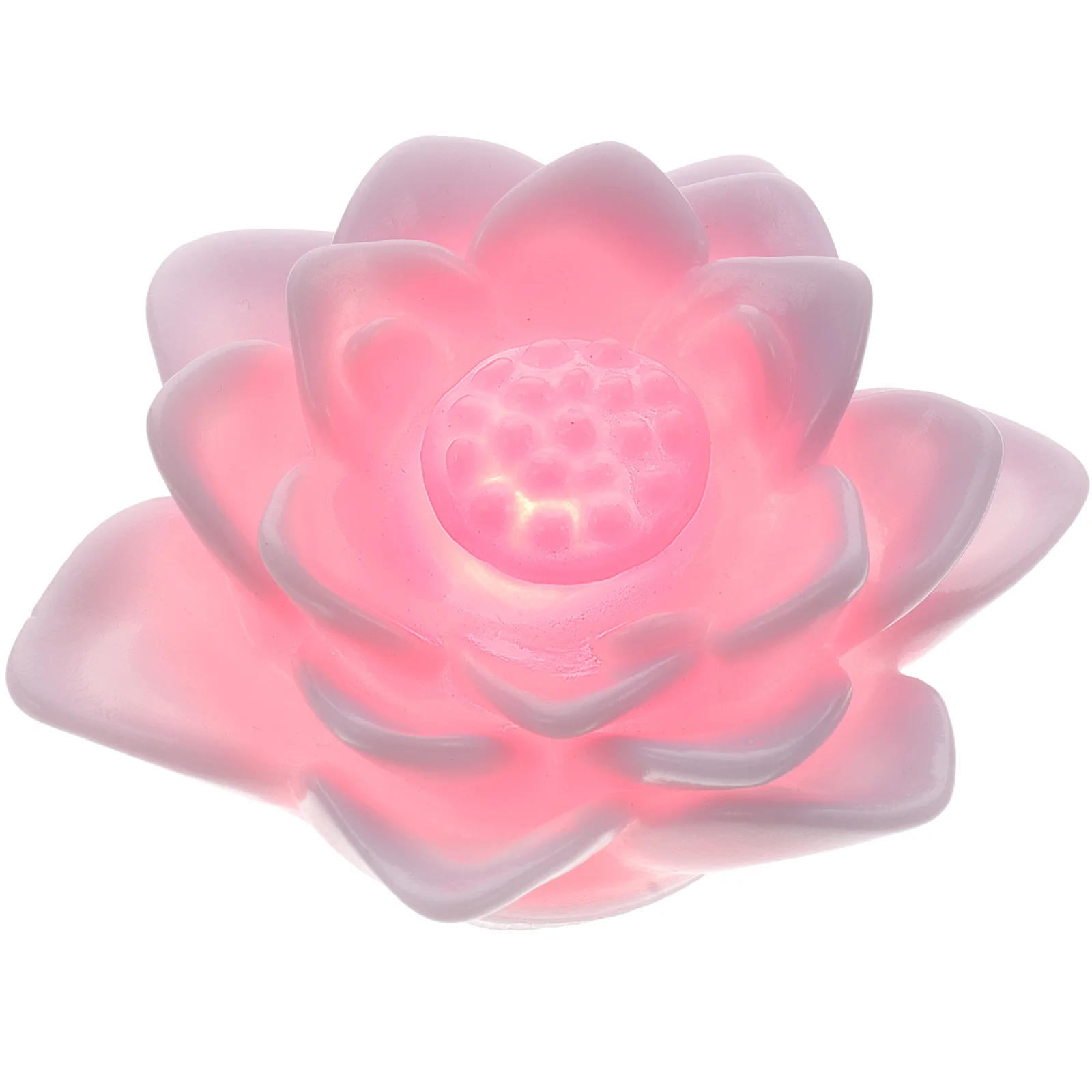 Lotus Night Light Led Color Changing Vinyl Waterproof For Bedroom Wedding Party Bar Decor Lamp