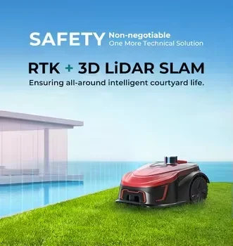 RTK AKX 2024 GPS M28E Robotic Lawn Mower Self-Propelled Industrial Grade DIY Automatic Grass Cutter With Blade