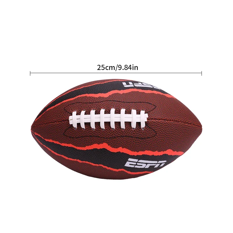 

1pc American Football Soccer Rugby Association Footy Ball Standard Size 6 Sports For Men Women