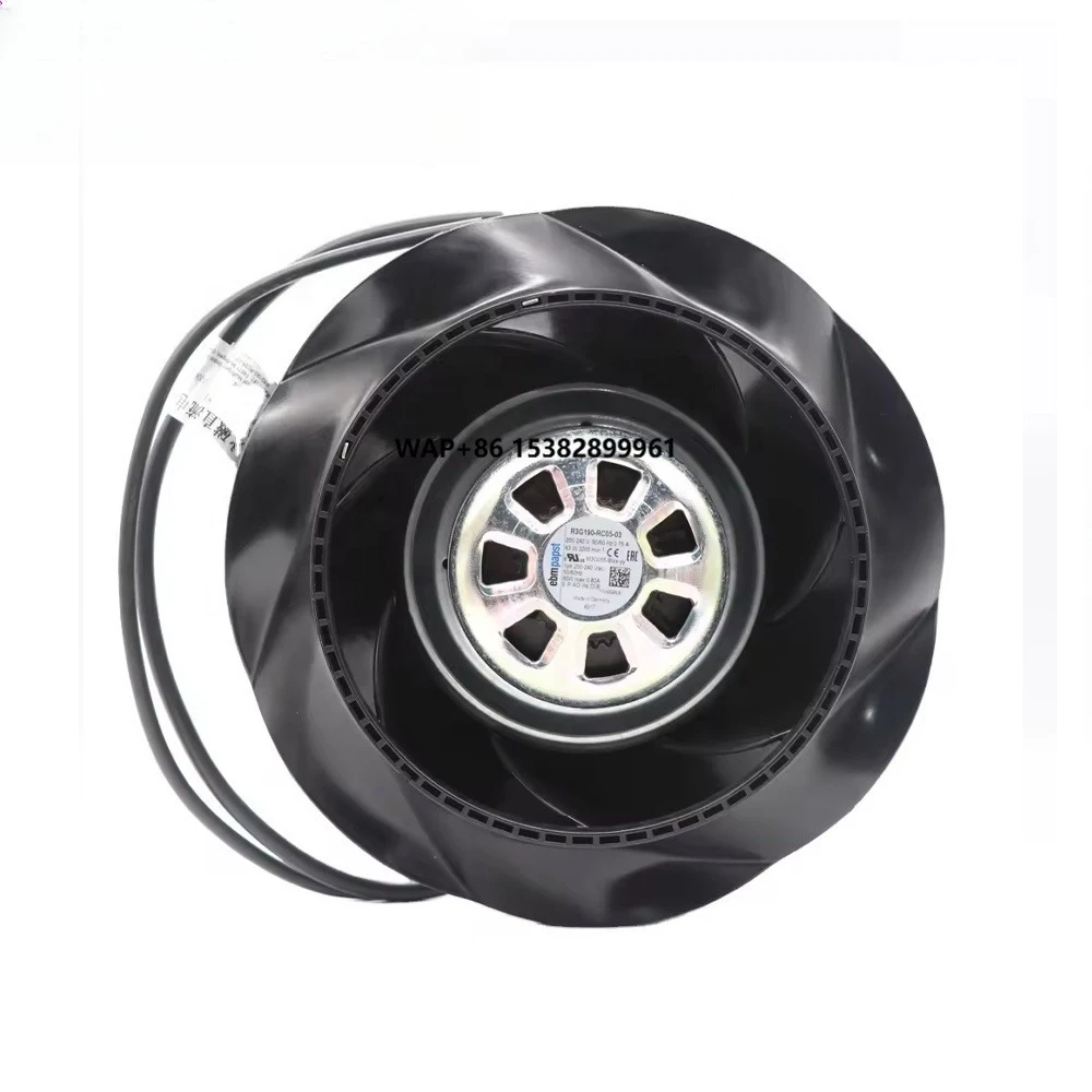 

R3G190-RC05-03 200V-240V AC 83W 0.75A 3200RPM 50/60HZ Air Purifiers Fresh Air System Centrifugal Cooling Fan