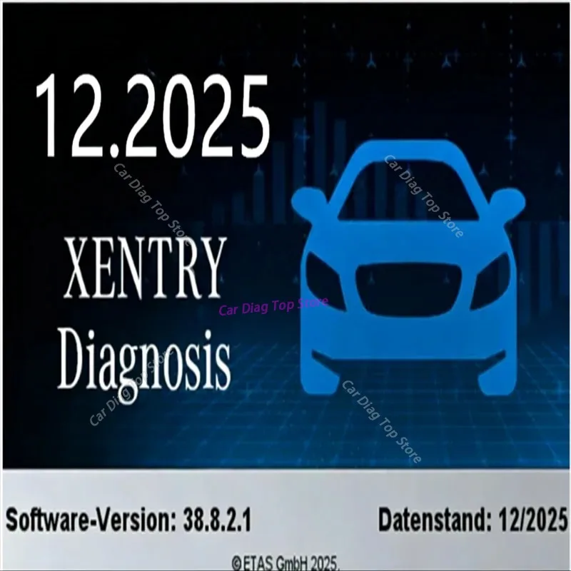 2026 hot selling newest  Xentry 2025.12 Full Software For openport J2534 For be/nz program diagnostic Software