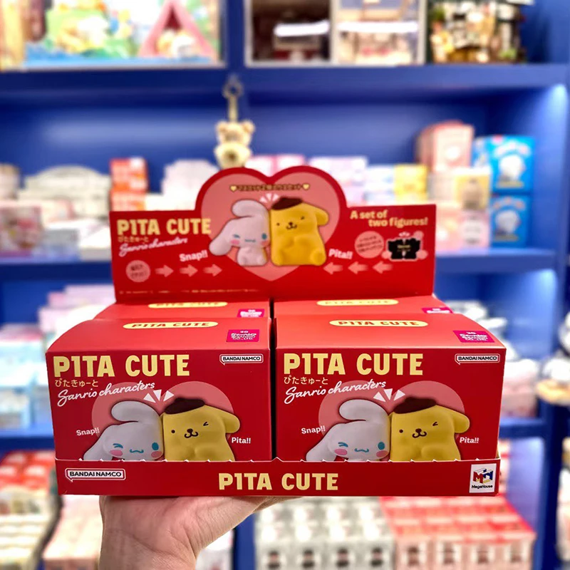 

PITA CUTE Sanrio Sticker Series Blind Box Hello Kitty/Kuromi Magnetic Figurine Ornament Children's Collectible Toy Christma Gift