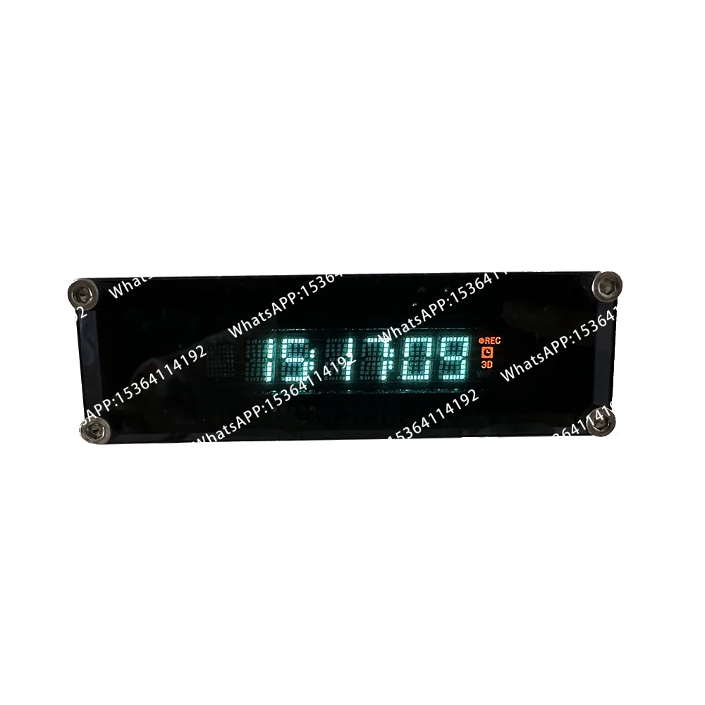 Cyberpunk Glow Fluorescent Clock  Wifi Network ClockDesktop Decoration Accessories USB 5V