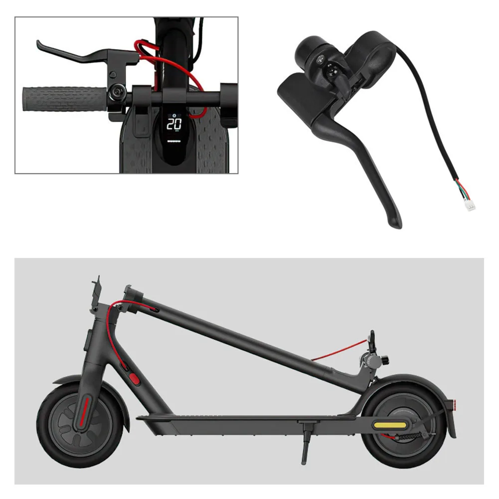 

Aluminum Alloy Brake Lever Electric Scooter Brake Handle 150g Lightweight Construction Easy Installation Design About 150g