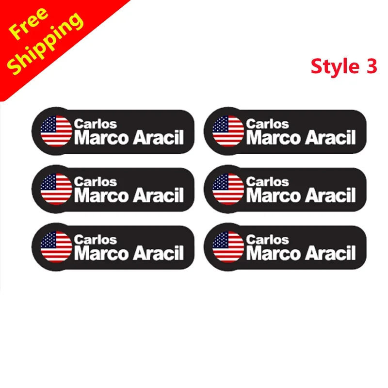 Custom Personal Flag Name Blood Type Decals Vinyl Sunscreen Antifade MTB Road Bicycle Bike Cycling Frame Stickers