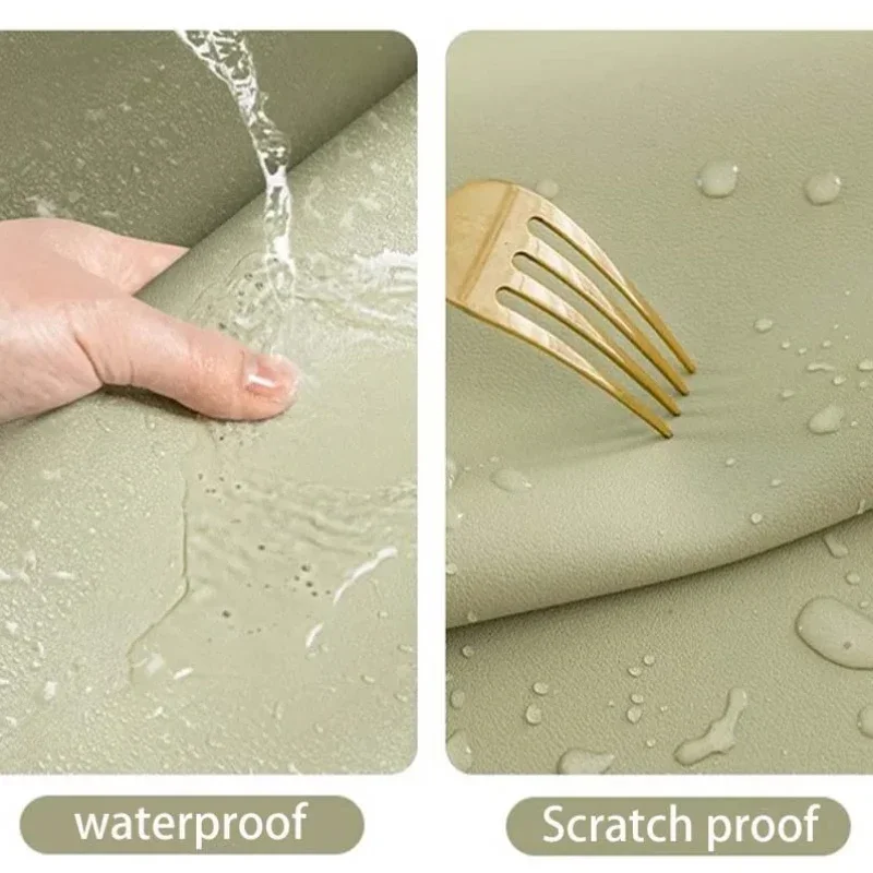 Easy Clean Table Cloth Eye Protection Desk Mat Leather Large Size Tablecloth for Home Waterproof Anti-Slip Keyboard Mouse Pad