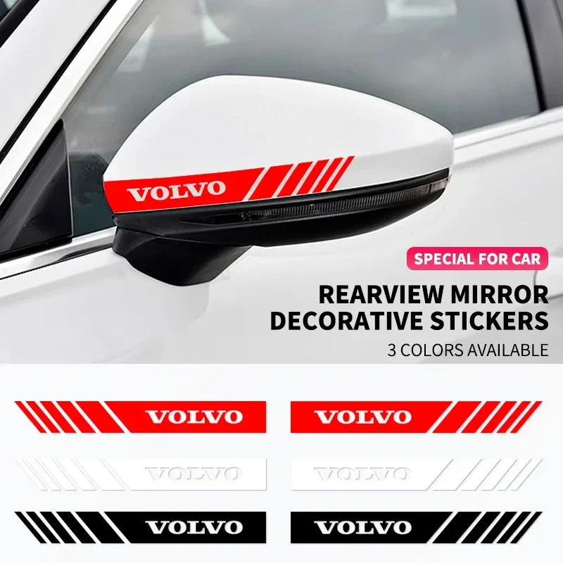 

Новинка, 2 шт., наклейка на зеркало заднего вида для Volvo Rdesign T6 AWD S40 S60 S90 XC40 XC 60 XC90 V40 V50 V60 V70 V90, декоративные аксессуары