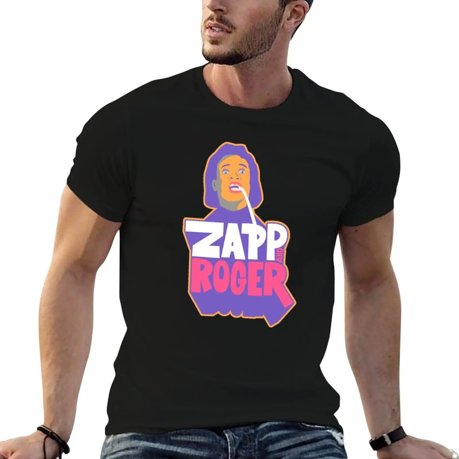 Camiseta de música Funk de Zap and Roger - Talk Box, camisetas para hombre, paquete de camisetas blancas de anime, camiseta esencial oversize