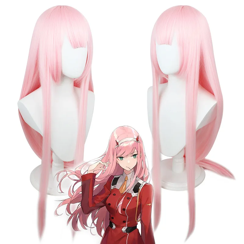 

Парики DARLING in the FRANXX Светло-розовый Zero Two 002, длинные синтетические парики для косплея, костюм для вечеринки на тему Хэллоуина