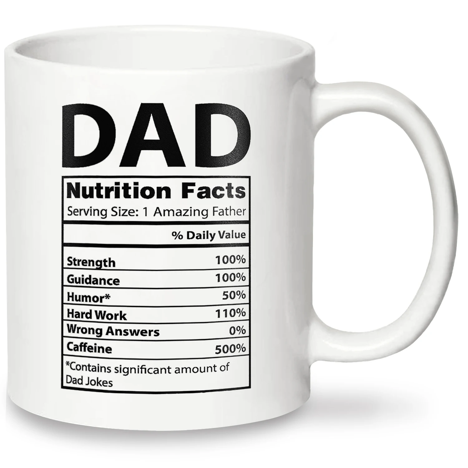 1pc, Dad Mug - 11oz Frosted Glass Coffee Mug - Dad Gifts from Daughter/Son- Best Dad Mug for the World's Best Dad