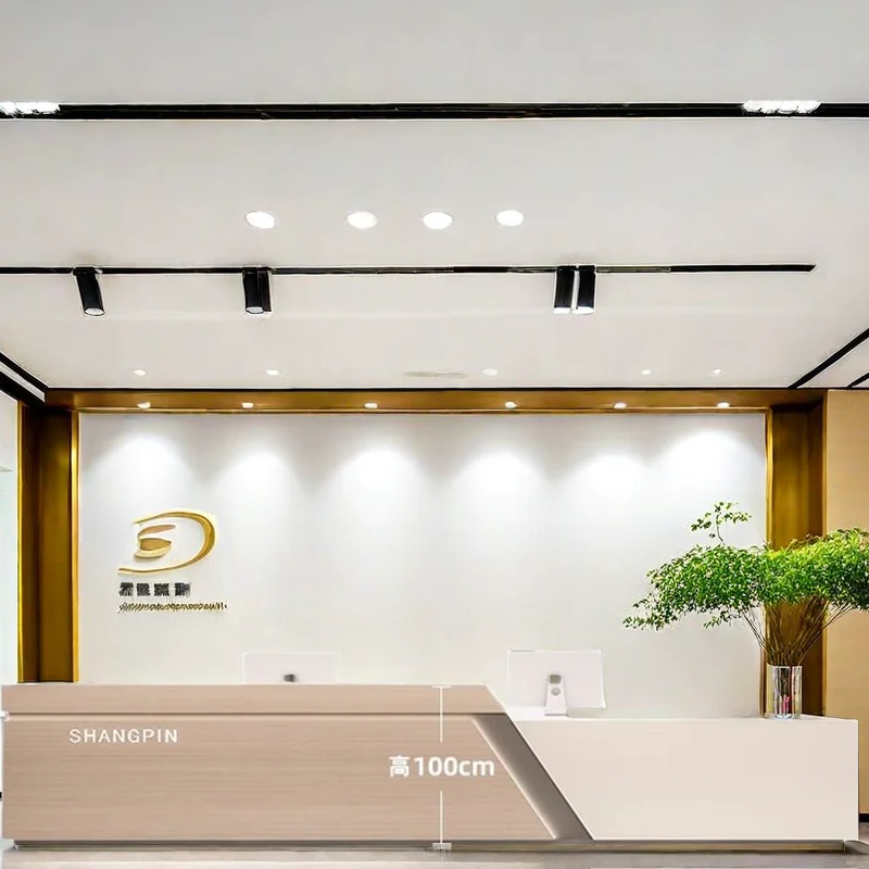 

Bar Furniture Table Atelier Modern Luxury Beauty Center Reception Minimalist Church Pulpito Cheap Desk Mostrador Recepcion Front
