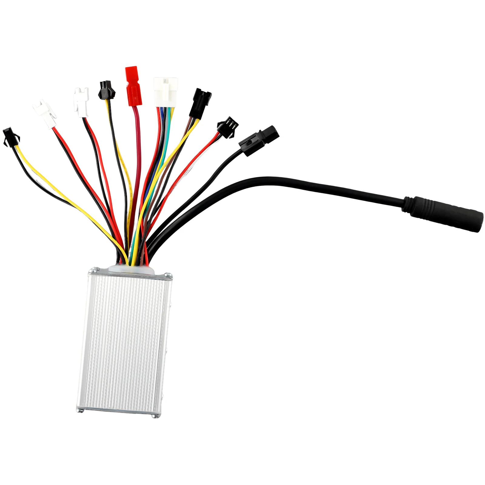 

Ebike Controller, 36V48V 6FET 15A 250W, High Performance, Compatible with JN Series Accessories, Water resistant Connector