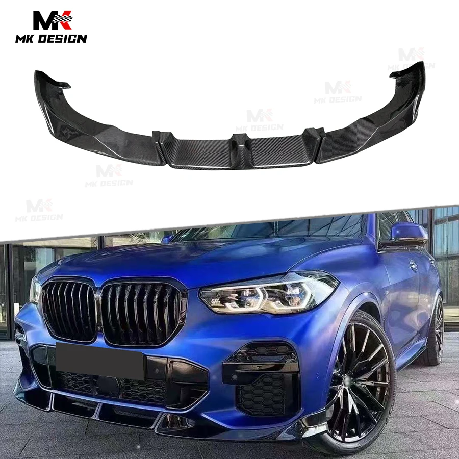 

Carbon Fiber LD Style Front Bumper Lip Chin Spoiler for BMW G05 X5 2018-2022 Front Lip Side Splitters Car Accessories