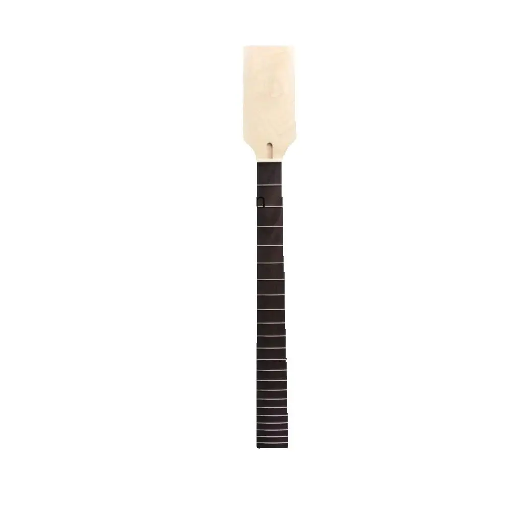 22 Fret Electric Guitar Neck Maple Rosewood Fretboard 25.5 inch Unfinished Truss Rod Replacement Electric Neck Parts #US