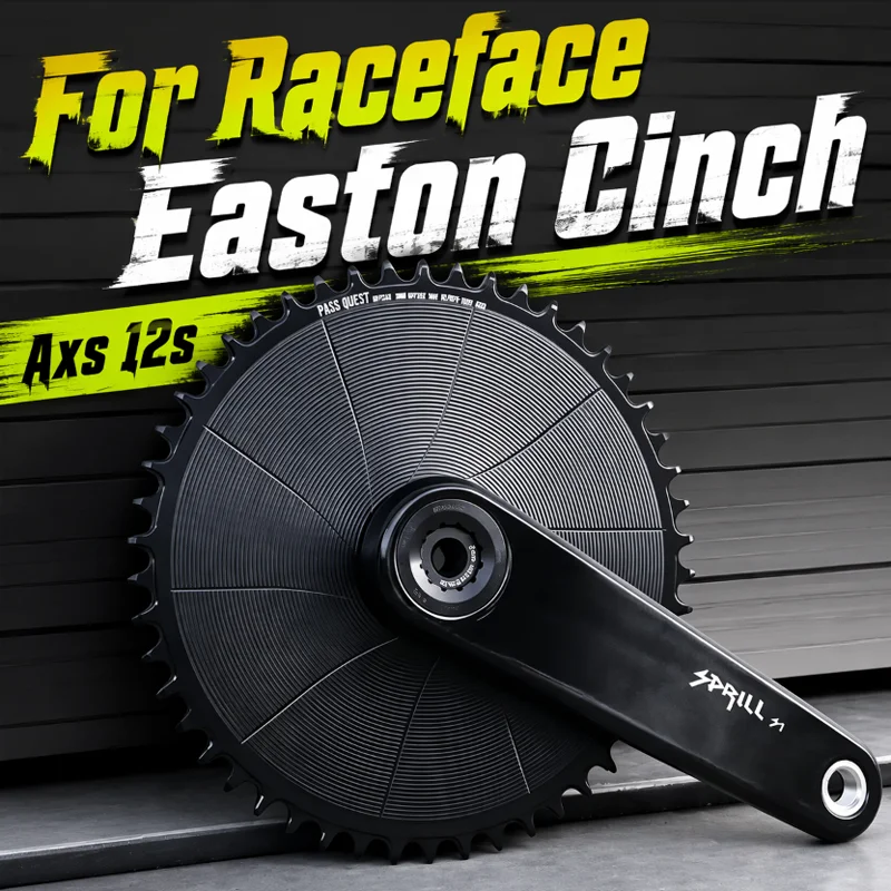 Звездочка Easton Cinch для Raceface AXS 12 скоростей, 40T, 42T, 44T, 46T, 48T, 50T, 52T, 54T, Aero Single Plate, 11/12 скоростей, смещение 3 мм