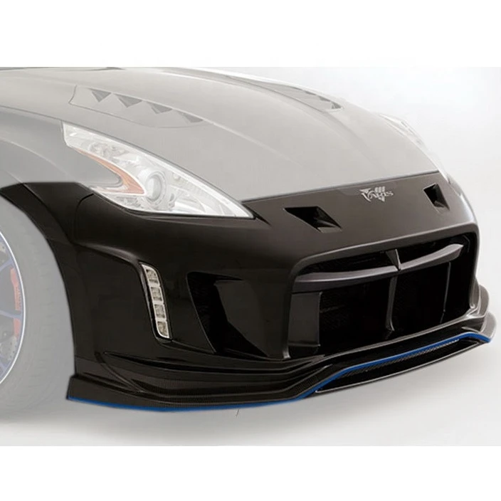 Fiber Glass 2009 to 2016 370Z Z34 VS Arising-II Style Front Bumper FRP with Fit For  FRONT BUMP  BODY KIT