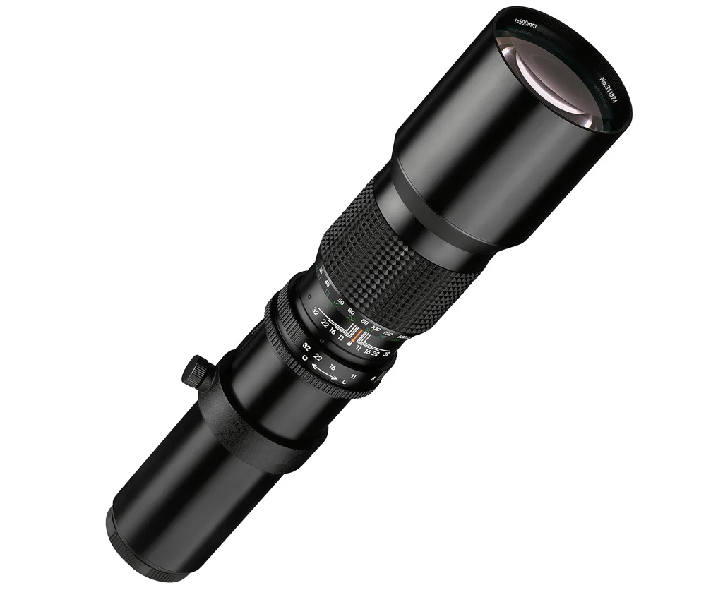 

500Mm F/8-32 Mobile Telephoto Camera Zoom Lens Kit With T Mount