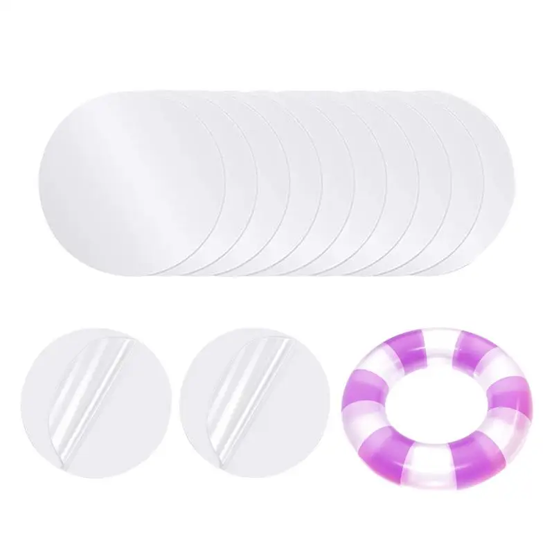 Air Mattress Patch Kit Self-Adhesive Waterproof TPU Bounce House Repair Kit Clear Long-lasting Adhesion Repair Tape Tarp Repair